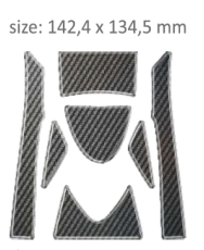 Protector for three-passenger PPSK3P/PR3160 KAWASAKI ER6N 2012-2014.