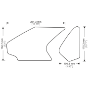 HONDA CBR 1000 RR Tank Protector HDR214/PR3438