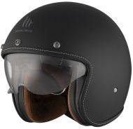 Каска за скутер MT LE MANS 2 S SV SOLID A1 MATT BLACK