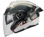 Scooter helmet MT COSMO SV LAYOUT A1 GLOSS