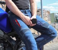 Moto jeans TRILOBITE 2461 PARADO MONOLAYER AAA BLUE SHORT
