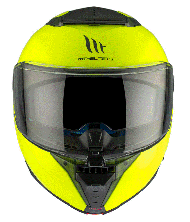 Open helmet MT ATOM 2 SV A3 FLUO YELLOW