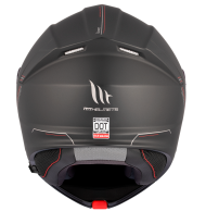 Open helmet MT GENESIS A1 BLACK MATT