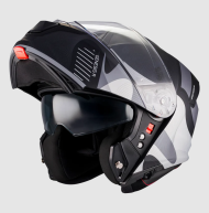 Flip-up helmet MT GENESIS R SV LANCER B12 MATT