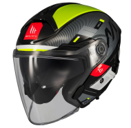 Scooter helmet MT COSMO SV SILENCE B3 YELLOW GLOSS