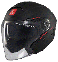 Scooter helmet MT COSMO SV SOLID A1 MATT BLACK