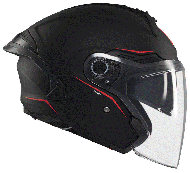 Scooter helmet MT COSMO SV SOLID A1 MATT BLACK