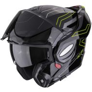 Cască Scorpion Exo-TECH EVO CONQUER Negru/Neon/Galben