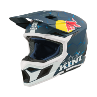 Детска мотокрос каска KINI RED BULL MX3 1.0-BLUE/WHITE
