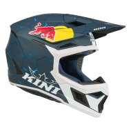 Детска мотокрос каска KINI RED BULL MX3 1.0-BLUE/WHITE