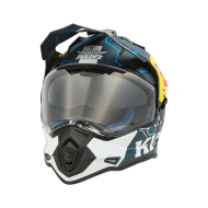 Ендуро каска KINI RED BULL ADV 1.0-BLUE/WHITE