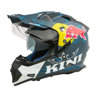 Ендуро каска KINI RED BULL ADV 1.0-BLUE/WHITE