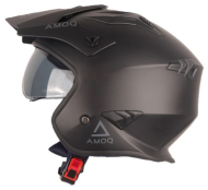 Каска AMOQ Blister Jet Helmet Black