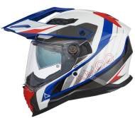 Каска AMOQ Helmet AI100 Mojave white/red/blue