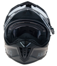Каска AMOQ Recoil Electric visor Carbon ADV helmet Blackout