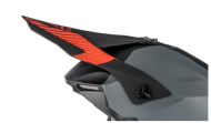 Козирка за каска AMOQ Airframe Peak Black/Gray/Red