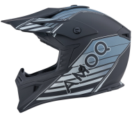 Мотокрос  каска AMOQ Meteor V2 Helmet Axis Black/Grey