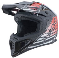 Мотокрос  каска AMOQ Meteor V2 Helmet Axis Black/Red glossy