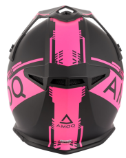 Мотокрос  каска AMOQ Meteor V2 Helmet Black/Pink
