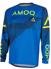 Мотокрос блуза AMOQ Ascent Strive V2 Jersey Blue-Navy