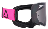 Мотокрос очила AMOQ MX Goggles Vision Magnetic Pink-Black - Smoke