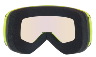 Мотокрос очила AMOQ MX Goggles Vision Magnetic Red-HiVis - Gold Mirror