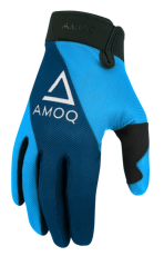 Мотокрос ръкавици AMOQ Airline Mesh Gloves Navy-Sky Blue