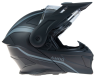 Отваряема каска AMOQ Ballast Electric visor Helmet Black/grey