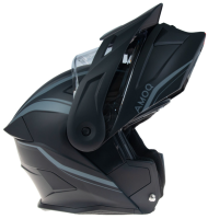 Отваряема каска AMOQ Ballast Electric visor Helmet Black/grey