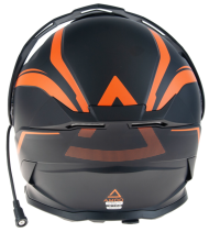 Отваряема каска AMOQ Ballast Electric visor Helmet Black/Orange