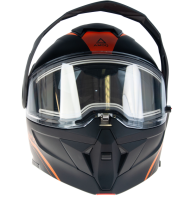 Отваряема каска AMOQ Ballast Electric visor Helmet Black/Orange