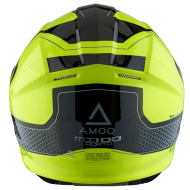 Отваряема каска AMOQ Helmet MI100 Porto black/yellow