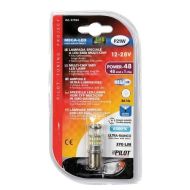 Крушка Mega-Led Hi-Power 48 - 12-28V - (P21W) - BA15s БЯЛА