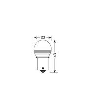 Крушка Mega-Led Hi-Power 9 - 10-30V - (PY21W) - BAU15s ОРАНЖ
