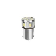 Крушка Mega-Led Hi-Power 11 - 10-30V - (P21W) - BA15s БЯЛА