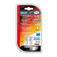 Крушки 10-30V Mega-Led 24 - 24 SMD - (T10) БЯЛА - 2 броя
