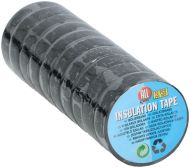 Изолирбанд черен 10 броя - 18mm x 10m