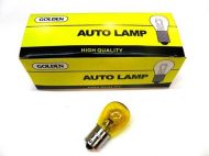 Крушка 12V / 21W , BAU15s - оранж. GOLDEN