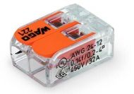 Connection for cables 0.2-4mm2 (2 cables)