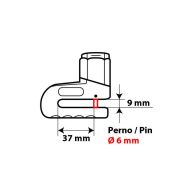 Disc lock - Ø 6 mm