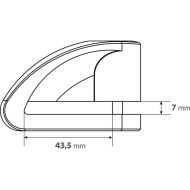 Disc lock - Ø5.5 mm red