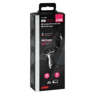 Din-Tech, 2 θύρες USB Din - Γρήγορη φόρτιση - 2700 mA - 12/32V