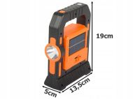 LED SOLAR CAMPING LAMP AND EXTERNAL BATTERY