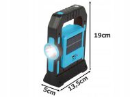 LED SOLAR CAMPING LAMP AND EXTERNAL BATTERY