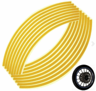 AUTOCOLANTE REFLECTIVE PENTRU JANTE - GALBEN