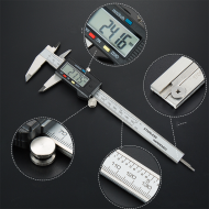 Digital Electronic Caliper Stainless Steel LCD Display 150mm