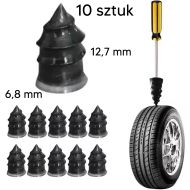 TIRE REPAIR KIT x10 SIZE - L - 6.8mm x 12.7mm