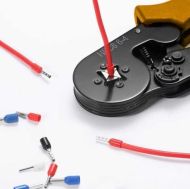 Crimper for ferrules 0.25-10mm