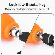 Locking device with alarm for motorbike, scooter, bicycle, ATV orange