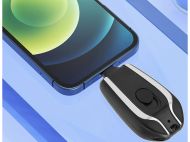 Ключодържател зарядно устройство за мобилна батерия за телефон 1500mah USB Type-C